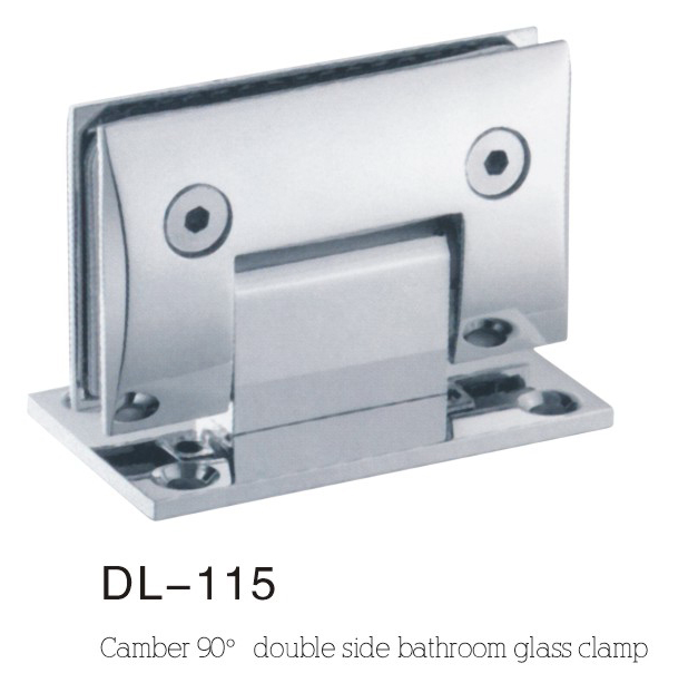 Bathroom Hinge DL115, camber double side 90angle 