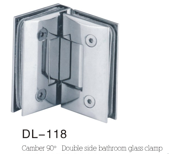 Bathroom Hinge DL118, camber double side 90angle 