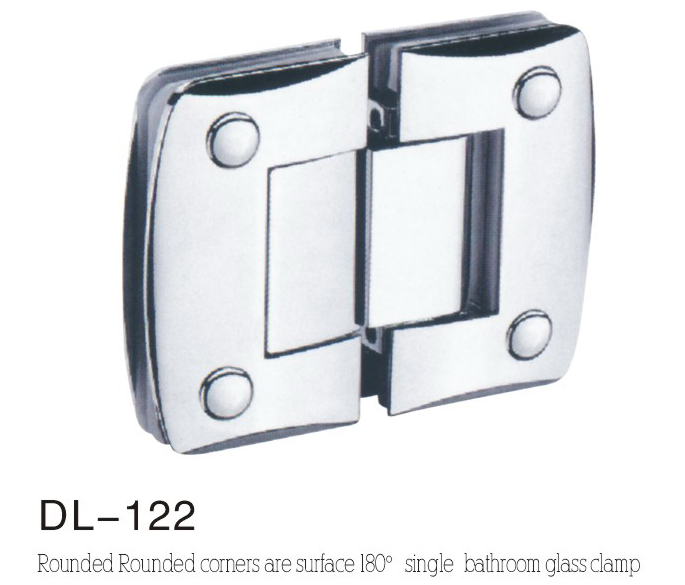 Bathroom Hinge DL122, rounded camber singleside 180 angle   