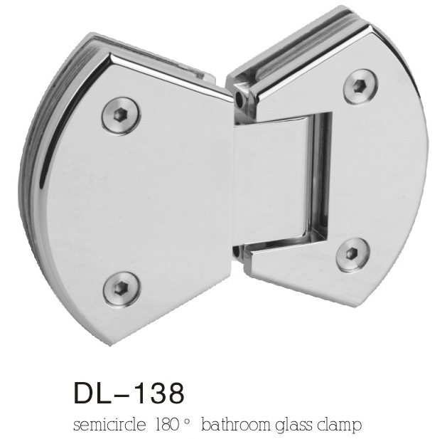 Bathroom Hinge DL138, Semi-circle 180 angle 