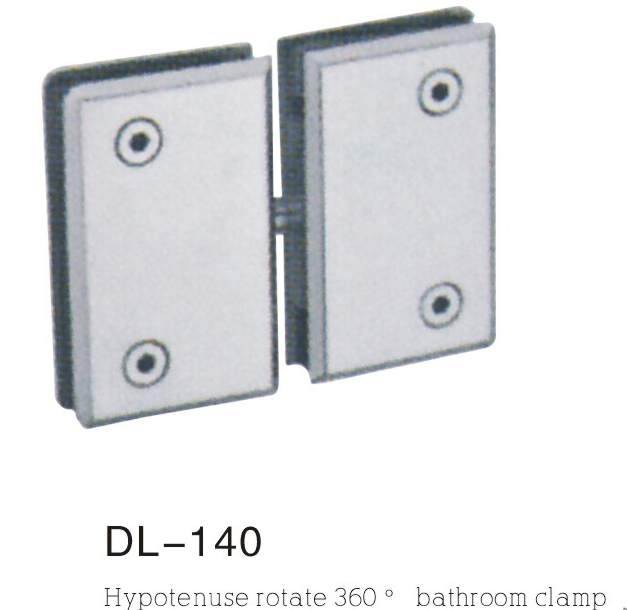 Bathroom Hinge DL140, Hypotenuse rotate double side 360 angle