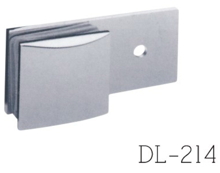 Glass Clamps DL214, 180 angle, single