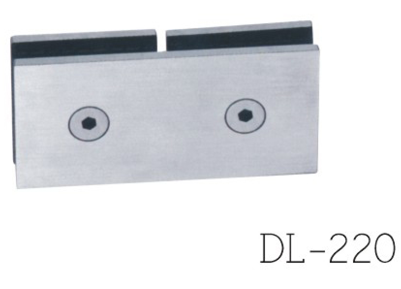 Glass Clamps DL220, 180 angle, double