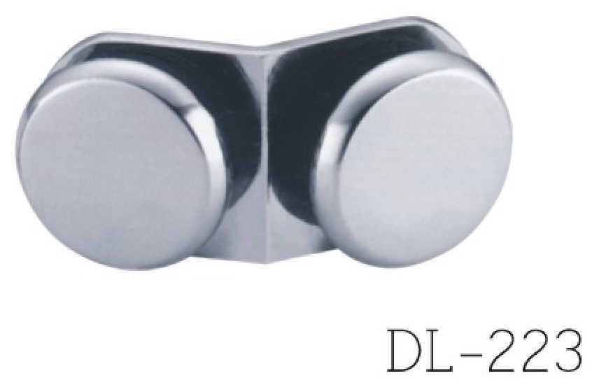 Glass Clamps DL225, 135 angle, double