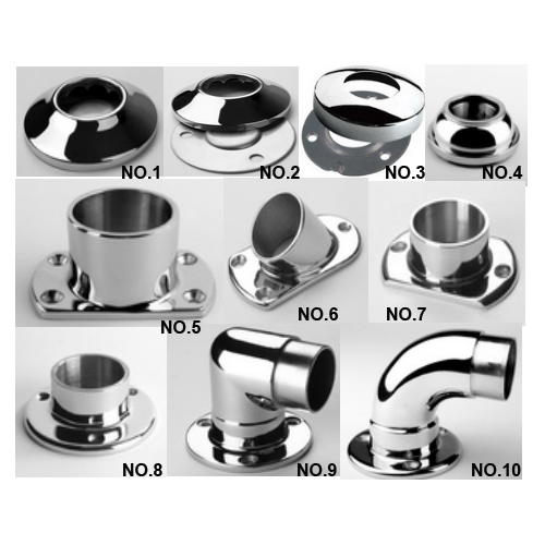 Stainless Steel Railing Fitting railing base plate and base cover