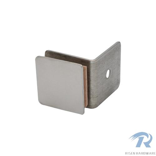 Glass Clamps RS827, 90 angle, single, stainless steel