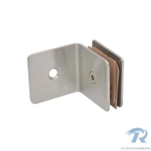 Glass Clamps RS827, 90 angle, single, stainless steel