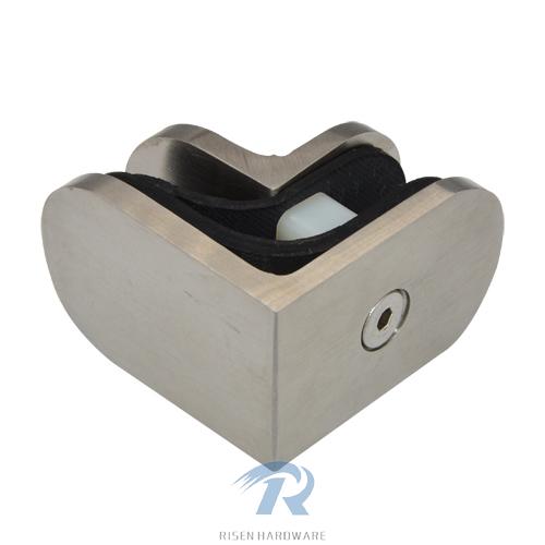 Glass Clamps Corner  JUGL02, stainless steel 304