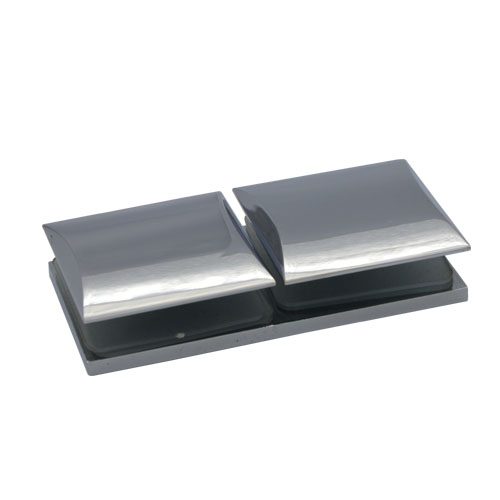 Glass Clamps DL213, 180 angle, double