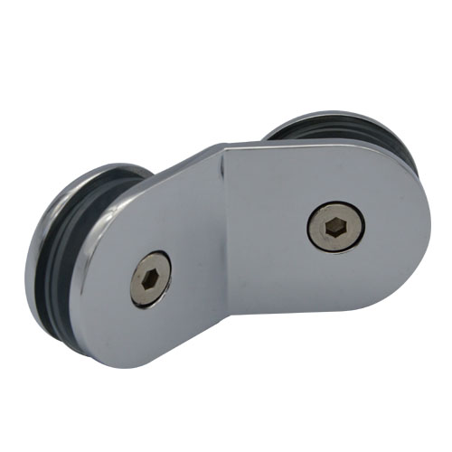 Glass Clamps DL225, 135 angle, double