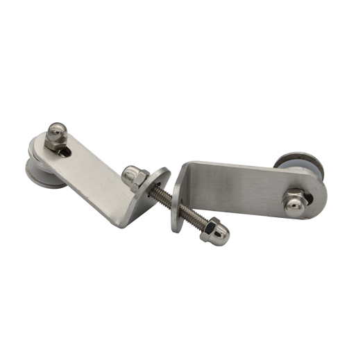 Glass clamps LG704, fence fitting, Material stainless steel