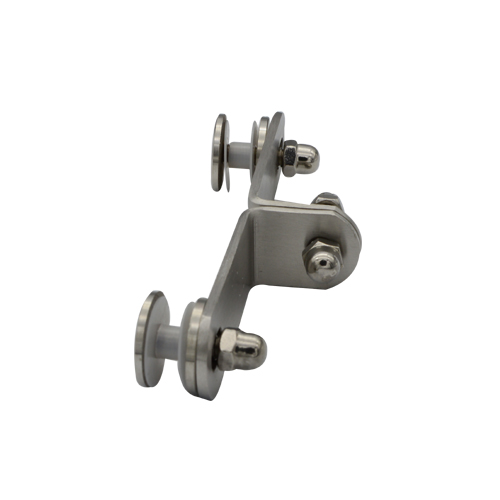 Glass clamps LG704, fence fitting, Material stainless steel