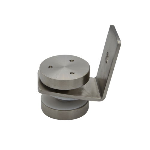 Glass clamps LG707, fence fitting, Material stainless steel 