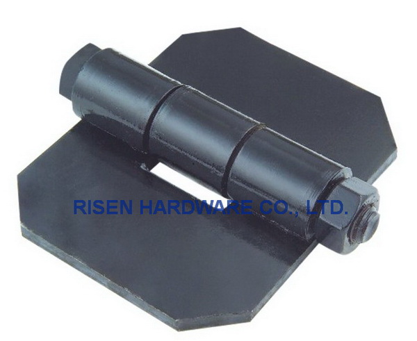 Welding hinge BH609, with steel washer, material: iron, finishing: self color or zinc plating
