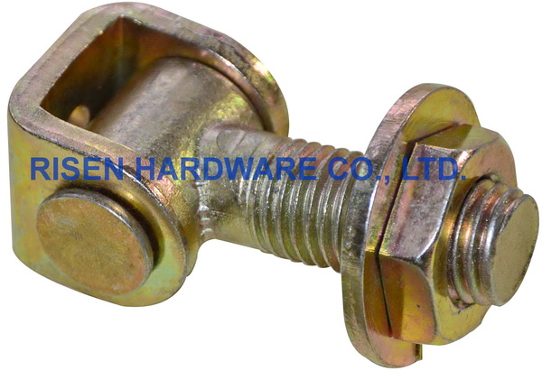 Welding hinge bolt hinge SH602, M16, M20, Material Iron, zinc plating color 