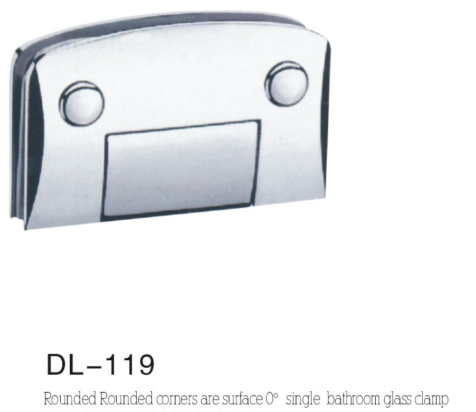 Bathroom Hinge DL119, rounded camber single 0 angle