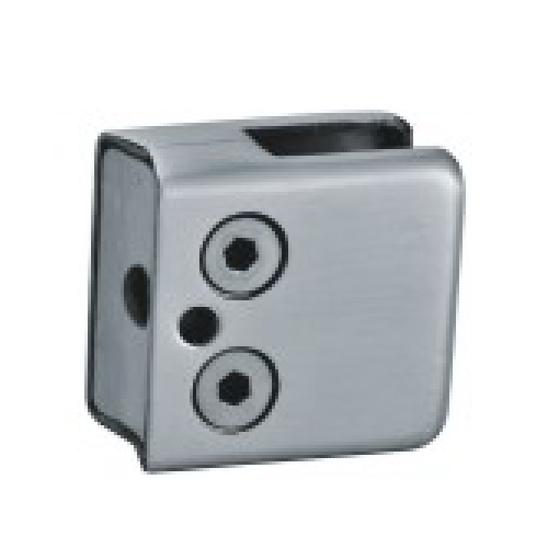Handrail glass clamps RS892, stainless steel, 43x45mm