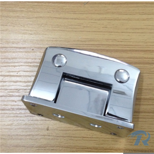 Bathroom Hinge DL121, rounded camber double 90 angle