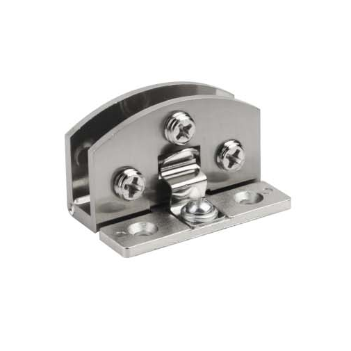 Glass door hinge YS-113, stainless steel